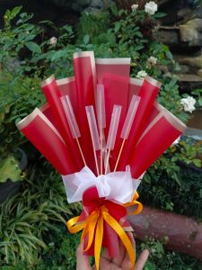 [READY] Buket Uang Kosongan Mini 10 dan 5 Slot Ampau THR Lebaran 30 CM / BUKET AMPAU / Buket Uang Lebaran / Buket Ampao