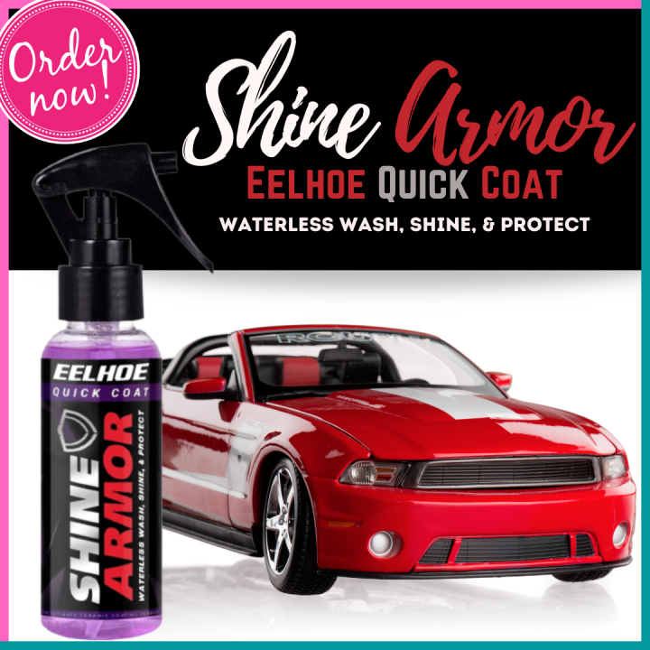 BEST SELLING SHINE ARMOR Eelhoe Quick Coat Ceramic Coating Car Wax  Polish Spray Waterless Car Wash Wax Hydrophobic Top Coat Polish  Polymer