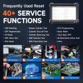 Ancel X7 HD 12V-24V OBD2 Scanner Máy quét hạng nặng Truck Duty Full Hệ thống Chẩn đoán Hỗ trợ mã hóa ECU +Kiểm tra hoạt động và 40 Chức năng Reset Chức năng Độc giả & Công cụ quét cho Howo /ISUZU /FOSU /HINO /CUMMINS. 