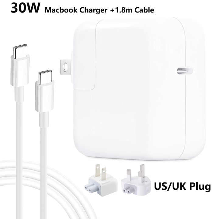 MacBook Air Charger 30W USB C Fast Charger Power Adapter