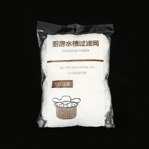 【3 วันจัดส่ง】ถุงกรองอ่างล้างจานแบบใช้แล้วทิ้ง 100 ชิ้น ถุงขยะชนิดหนาและยืดหยุ่นได้ดี