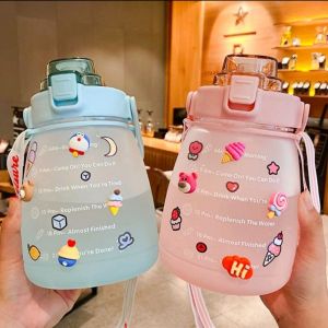 IMP.E104 BOTOL MOTIVASI 1.4L -Botol Minum Penanda Waktu 1.4 liter