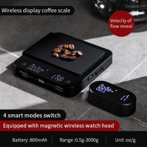 Bincoo Coffee Scale mini Electronic Scale Flow Rate Scale Intelligent Wireless Display With Countdown Function