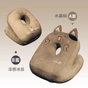 Lunch nap pillow office hugging artifact children lying down pillow classroom table sleeping
