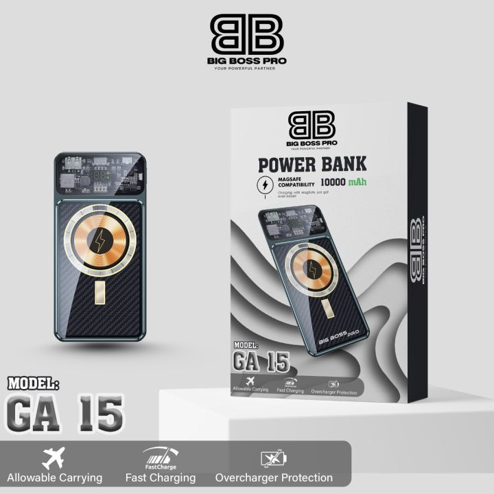 Magsafe Wireless Fast Multiple Charging Power Bank GA15 Digital