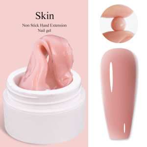 15g Non-Stick Hand Nail Extension Gel Glue Nude White Clear Colors Poly Nail Gel Uv Polish Carved Nail Art Manicure Tools