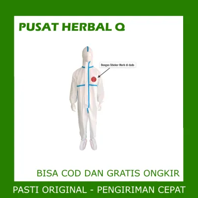 JAS HUJAN HAZMAT SUIT WATERPROOF JAS HUJAN DEWASA MURAH