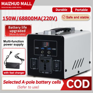 Portable Power Station 300W/96000mAh Large Capacity Outdoor Solar Generator AC/DC/USB Output Power Station With Solar Charging Board Fast Charge Solar Power Station Multi-Function Outdoor Power Bank Travel Camping Home Emergency Power Heavy Duty