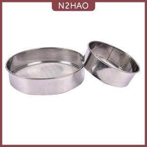 N2HAO Nhà bếp lưới bột sifter vòng thép không gỉ bột sàng lọc sifters