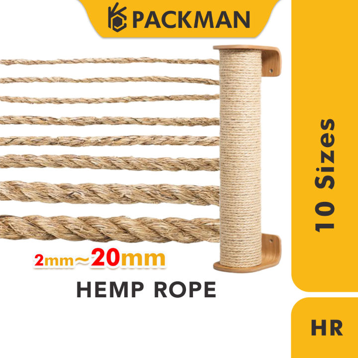 PACKMAN Rope Twine Cord Jute String Tali Guni Tali Rami Kucing DIY Cat ...