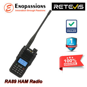 Retevis RA89 HAM Radio HT Dual Band 10W Waterproof USB Type-C Charging