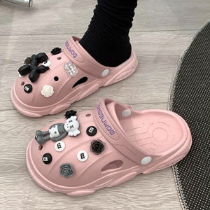 Lishops มาใหม่🎊รองเท้าแฟชั่นผู้หญิง รองเท้าแตะหัวโตพร้อมตัวติดโทนดาร์กๆเลยค่ะสาว พลาดไม่ได้🔥