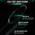 Vợt cầu lông Kumpoo chính hãng Power Control E55LS khung carbon cao cấp bền căng sẵn 10.5kg tặng kèm bao đựng, quấn cán. 