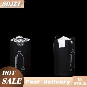 SDJZT Công Suất Lớn Rỗng Chai Lưu Trữ Giỏ Với Nhôm Xử Lý 82L Nước Thải Chai Collector Túi Gấp Tái Chế Bin