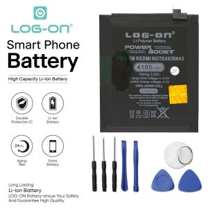 Baterai Log on BN43 Untuk Xiaomi Redmi Note 4X Snapdragon BN-43 4100mAh Batre 1 Tahun Garansi