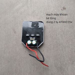 Mạch máy khoan bê tông pin máy bắn vít công suất cao có nhôm tản nhiệt