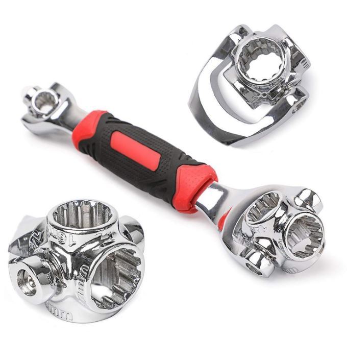 48 In 1 Socket 360 Degree Rotation Spanner Work With Spline Bolts Home ...