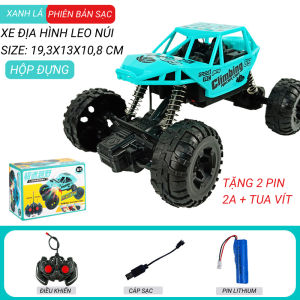 Xe địa hình leo núi điều khiển từ xa tỷ lệ 1:18 kèm pin sạc