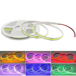 24V 5m/10m COB LED Strip High Density Linear Lighting 320s/m Flexible 8mm pcb Width Led Tape Light Blue White Red