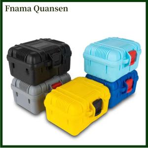 Fnama กล่องเครื่องมือพลาสติกขนาดเล็กกันน้ำกล่องเก็บของกล่องเครื่องมือนิรภัยสำหรับจัดระเบียบกระเป๋าเดินทางกลไกเคสแข็งแบบพกพากลางแจ้ง