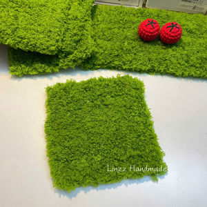 [ Có Sẵn ] Lót Ly Decor / Thảm rêu decor len
