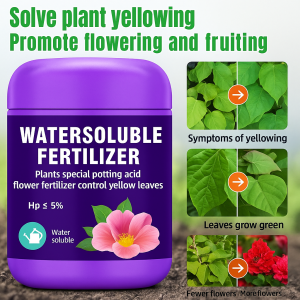 Potassium Fulvic Acid Fertilizer Soil Amendment for Acid-Loving Plants Improves Soil & Boosts Growth Water-Soluble