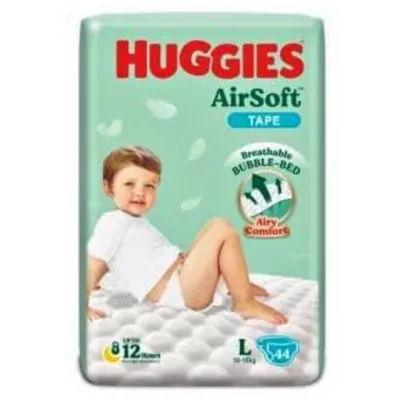Huggies Airsoft / Natural Soft Diapers TAPE S70 / M60 / L50 / XL44 / XXL34