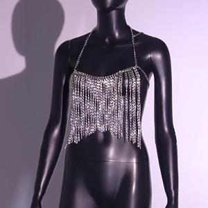 Kim Loại chuỗi dây đeo trên người Áo ngực bikini gợi cảm chuỗi dây đeo trên người thời trang chuỗi dây đeo trên người phụ kiện có thể điều chỉnh cho tiệc hóa trang bãi biển