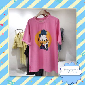 QJshop อรุ่มเจ๊าะไปอี๊ก หน้าน้อนเป็ดคือน่าร๊ากกก รุ่นไหนไม่ปังต้องรุ่นนี้เลย เสื้อยืดลายน้อนเป็ด ผ้านิ่มใส่สบายว่าไม่ได้เด้อ