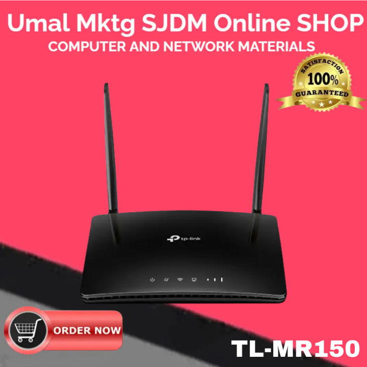 TP-LINK MR150 300Mbps Wireless N 4G LTE Wi-Fi Router | Lazada PH