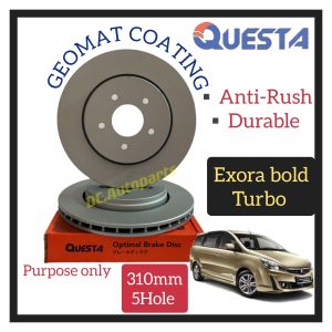 QUESTA FRONT BRAKE DISC ROTOR PROTON EXORA BOLD TURBO 310MM 2PCS