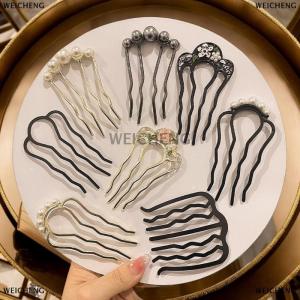 [COD] WEICHENG Metal U-Shaped Hair Fork Combs Tassel Hair Sticks Hair Clip Hairpins Women Girl Hair Accessories Ornament Styling Tool