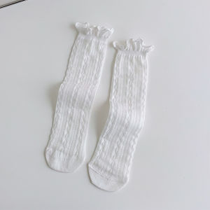 ถุงถุงเท้าลูกไม้สีขาวหูหูของผู้หญิงล็อคสวมใส่แรงบันดาลใจภายในลมฤดูร้อน jk ลูกไม้ถุงเท้าญี่ปุ่นบาง ๆ