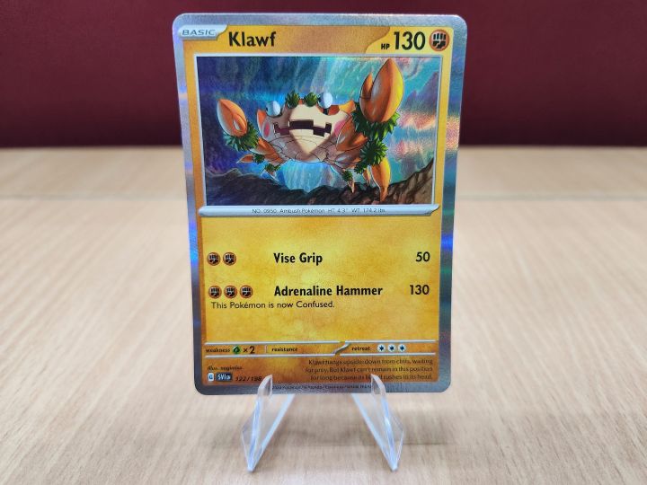 Klawf Holo Rare - 122/198 - Scarlet and Violet - Pokemon Card Singles -  Lazada | Lazada PH