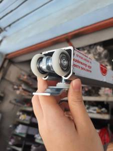 ล้อรางแขวน ล้อรางแขวนบานเลื่อน ล้อประตูบานเลื่อน ล้อรางแขวน 4 ล้อ ใช้กับรางขนาด 1.6 มียี่ห้อ Husza  Get on PS ล้อรางแขวนประตู - Lazada