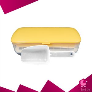 BabyShop-C873 Cetakan Es Batu Mode Tekan Press Dengan Wadah Free Sendok Plastik / Tempat Penyimpanan