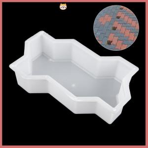 CISWGE DIY Path Maker Concrete Molds Garden Pavement Mold Road Path Paving Brick Mould