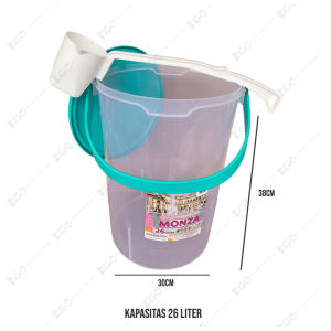 Dispenser Air Plastik 30 LITER Ice Bucket plastik Container box ezy verona Tempat wadah es dengan keran bpa free 20 10 L
