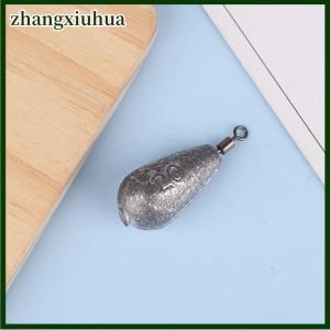 zhangxiuhua 10pcs Lead Sinker Reverse Fishing Lead Rotating Eight-shaped Ring Fishing Lead Sinker Sliding Lead Water Drop Lead Sinker