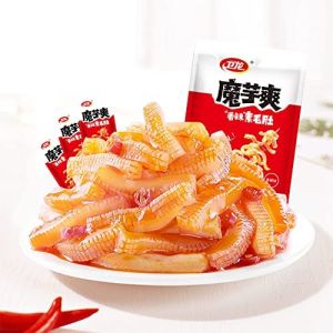 EXP:02-06/2026 卫龙 魔芋爽 素毛肚 香辣味/麻辣味/酸辣味 盒装 360克/风吃海带香辣味400G