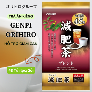 Nội địa Nhật - Hàng sẵn - Trà Genpi Orihiro (Mẫu mới 48 gói) - Hỗ trợ giảm cân chống oxy hóa