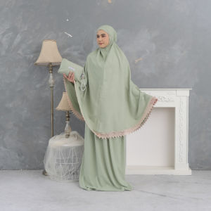 Mukena Qairina 2in1 Katun Import