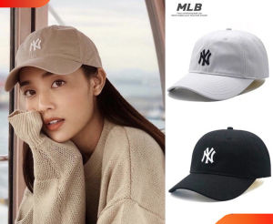 RR MLB Cap Baseball New York Yankees Cap Casual Sun Protection Sun Hat Cotton Hat P Casual Sun Protection Sun Hat Cotton Hat Portable All-Matched MLB Cap Baseball New York Yankees Cap for Men and Women