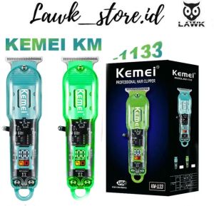 Trimmer kemei km-1133 alat cukur rambut KEMEI 1133 charge usb type C