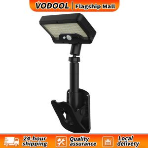 【Fast delivery】 Outdoor Solar Discoball Lamp with Motion Sensor 3 Modes Wall Light for Patio Fence Garden Decor