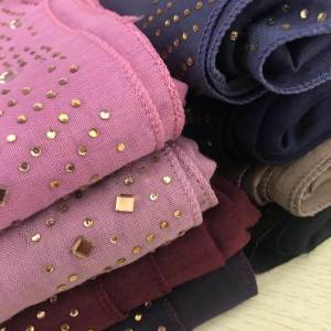 【CLEARANCE】Tudung Bawal Cotton Batu Manik (Diamond) Scarf 110cmx110cm ML04