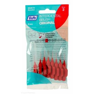 Tepe Sweden original interdental brush (8 pcs/ pack) Size 012345678 Berus interdental gigi