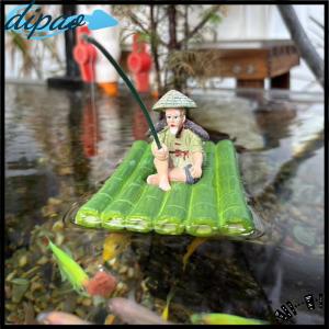 【dipao】 Floating Aquarium DecorMiniature Garden DecorFloating Raft DesignFish Tank Landscape DecorationFish Tank Accessories