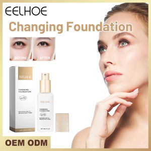 EELHOE Kem Nền Đổi Màu 30ml - Kem nền lỏng tự điều chỉnh theo tông da hỗ trợ che phủ tự nhiên và đều màu da cấp ẩm lâu dài chống nước kết cấu mỏng nhẹ phù hợp mọi loại da dùng hàng ngày