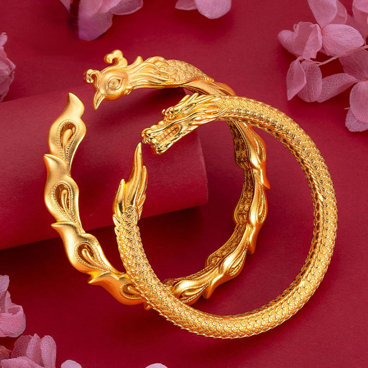 Dragon and phoenix on sale bangle